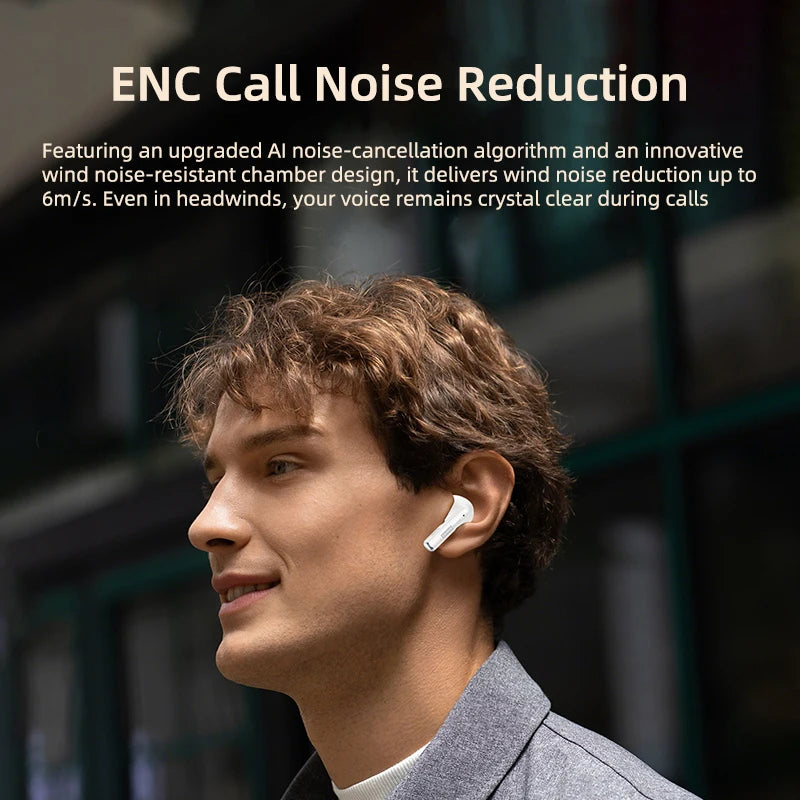  Lenovo LE257 Headphones TWS Wireless Bluetooth 6.0 Earphone HiFi Sound ENC Call Noise Reduction Gaming Sports Earbuds With Mic
