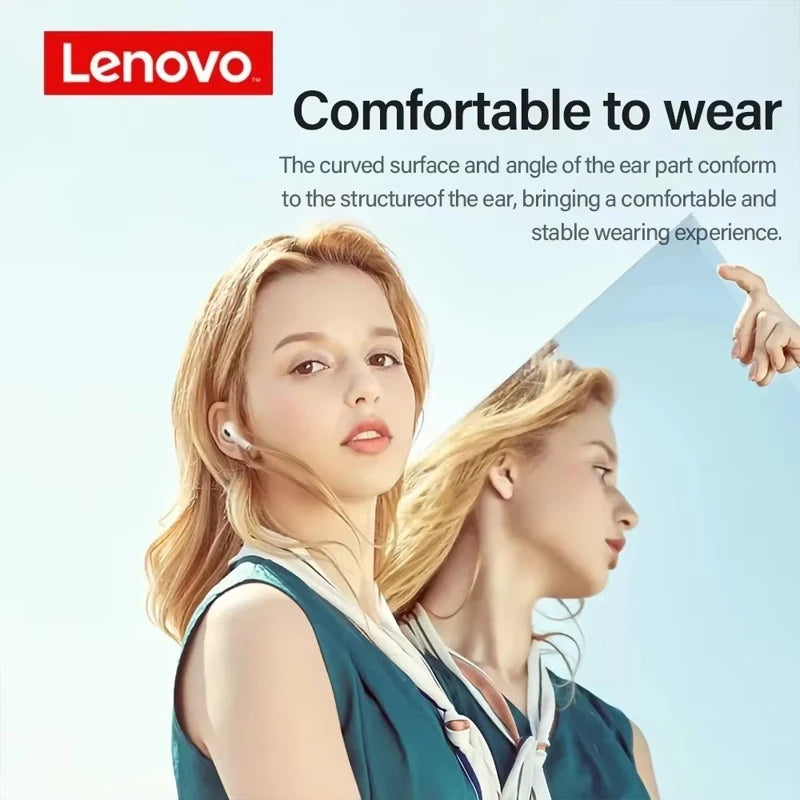 Lenovo LP40 Bluetooth Earphones TWS Immersive Sound HIFI With Mic Wireless Headphones Touch Control HD Call Game Earbuds Fashion