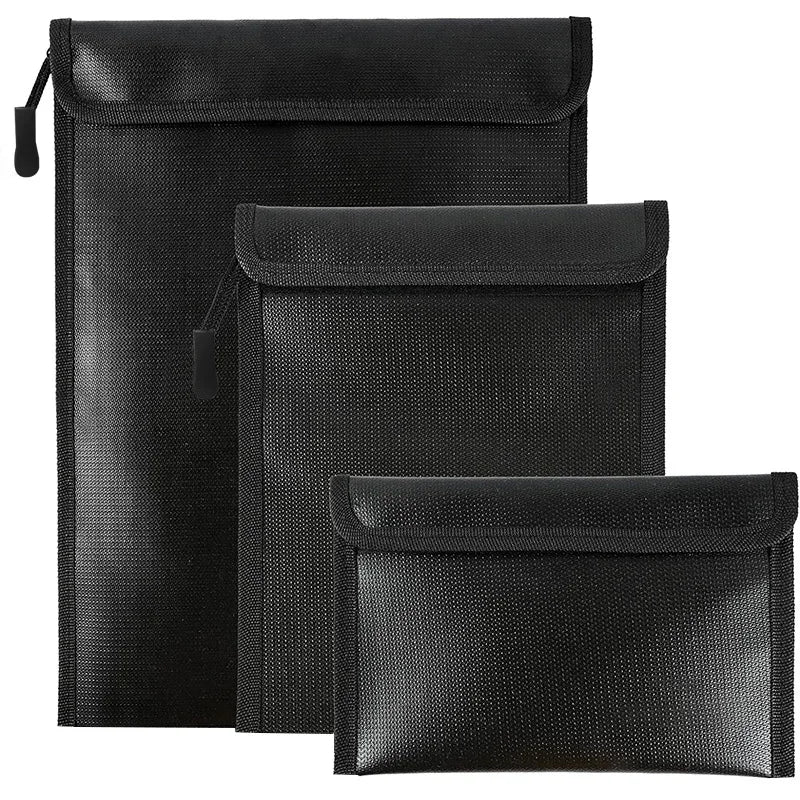Upgraded Waterproof & Fireproof Faraday Bag for Car Keys, Cell Phone, Laptops Signal Shielding Anti-Hacking Radiation Protection