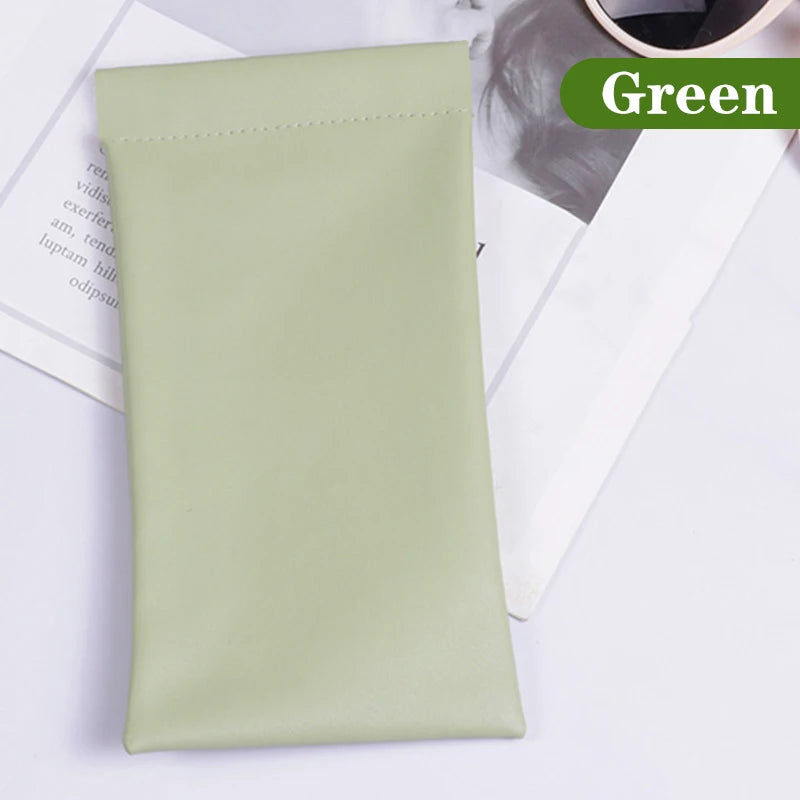 PU Leather Glasses Storage Bag Automatic Closed Sunglasses Case Waterproof Pouch Glasses Protective Cover Eyewear Storage Bag
