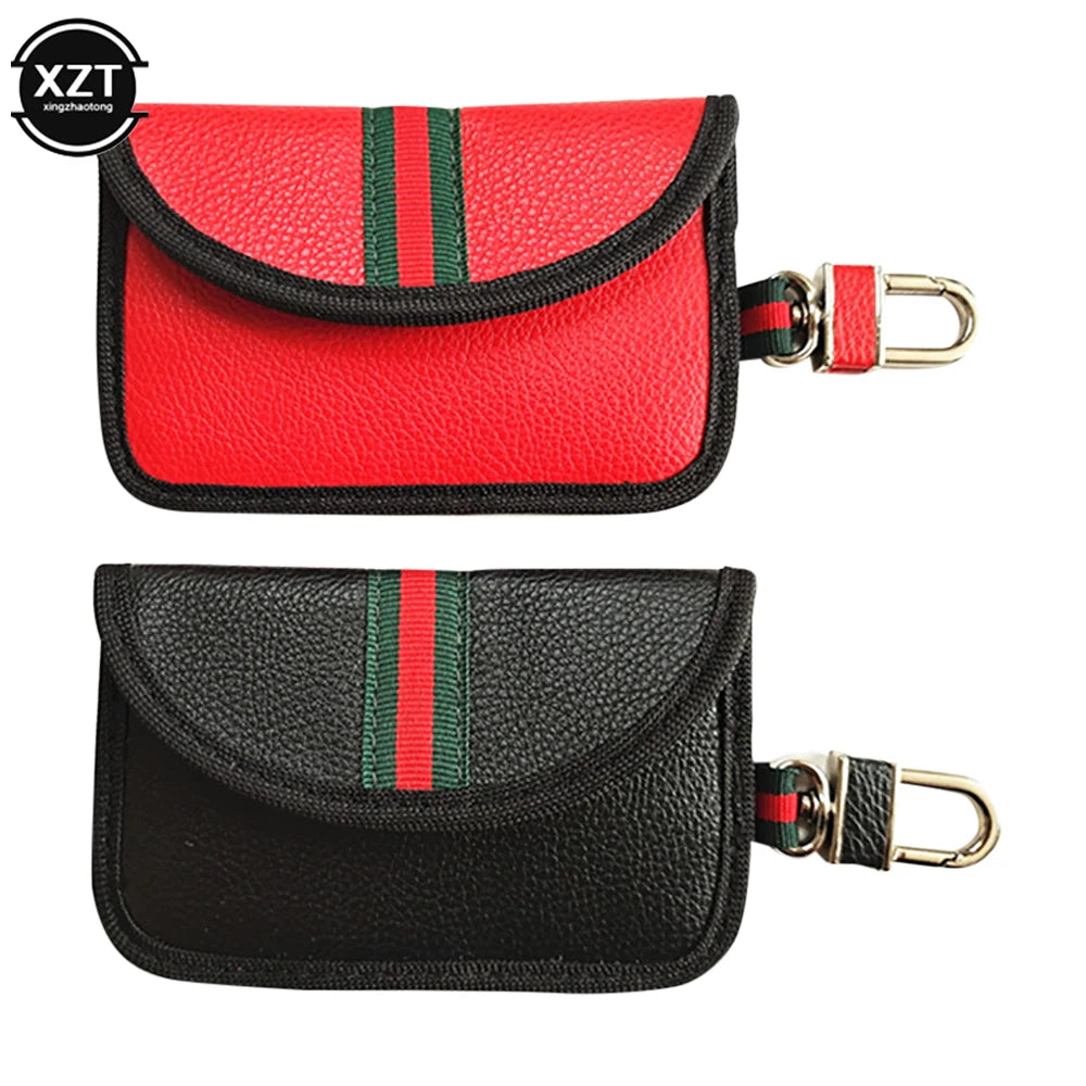 Faraday Bag for Key Fob, Faraday Key Fob Protector, Keyless Signal Blocking Key Fob Pouch Anti-Theft Remote Entry Smart Fob Case