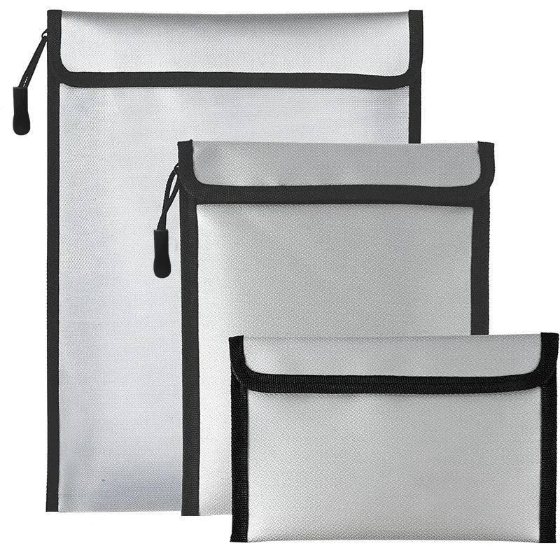 Upgraded Waterproof & Fireproof Faraday Bag for Car Keys, Cell Phone, Laptops Signal Shielding Anti-Hacking Radiation Protection