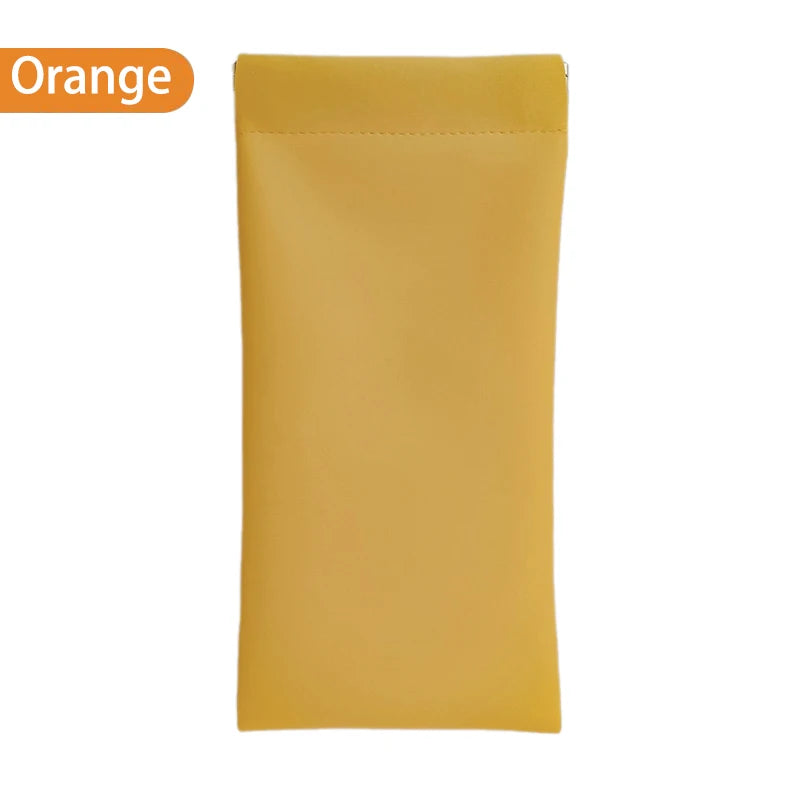 PU Leather Glasses Storage Bag Automatic Closed Sunglasses Case Waterproof Pouch Glasses Protective Cover Eyewear Storage Bag