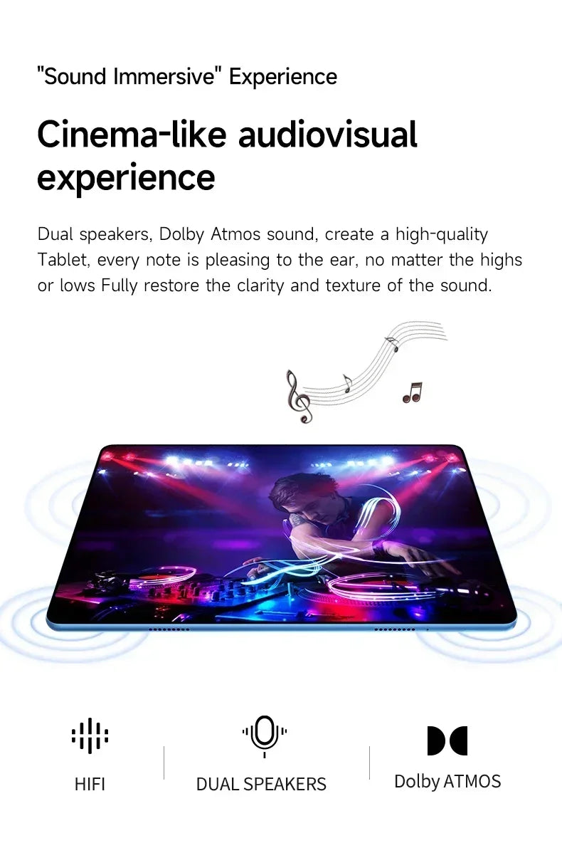 2026 iPad Air PRO 11 inch Tablet Android 16 GPS WIFI 24GB 2TB 20000mAh 5G DualCard Snapdragon 8gen3 10 Core Original Android Tab