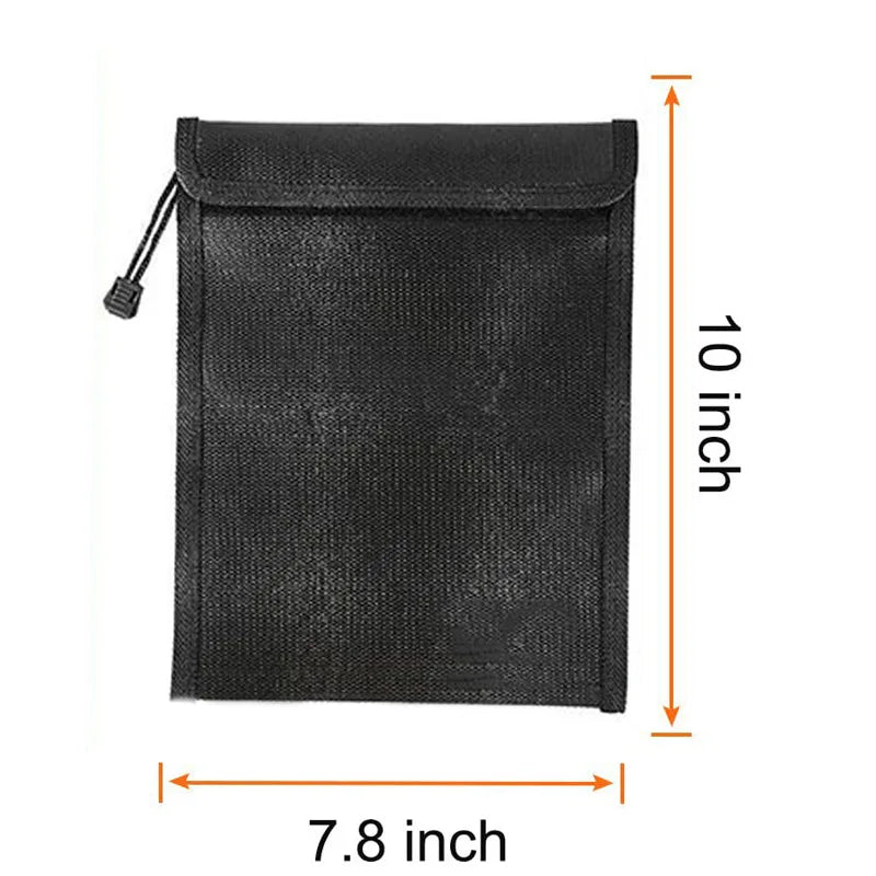 Upgraded Waterproof & Fireproof Faraday Bag for Car Keys, Cell Phone, Laptops Signal Shielding Anti-Hacking Radiation Protection