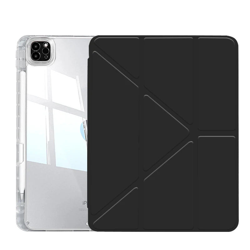 For 2026 iPad Air Case iPad Pro11 12.9 Air4/5 13in 10.2 7th 8 9th 10th 11th A16 Smart Protective Case Pencil Holder M2 M4 M3