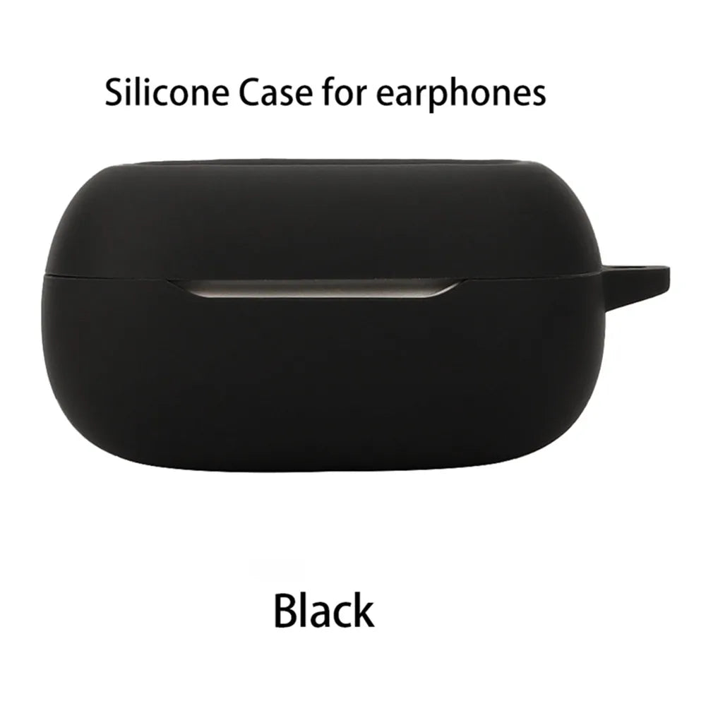 For JBL LIVE BEAM/BUDS 3 Case Solid Color Earphone Cover Fundas Shell Soft Shockproof Silicone Hearphone Accessories