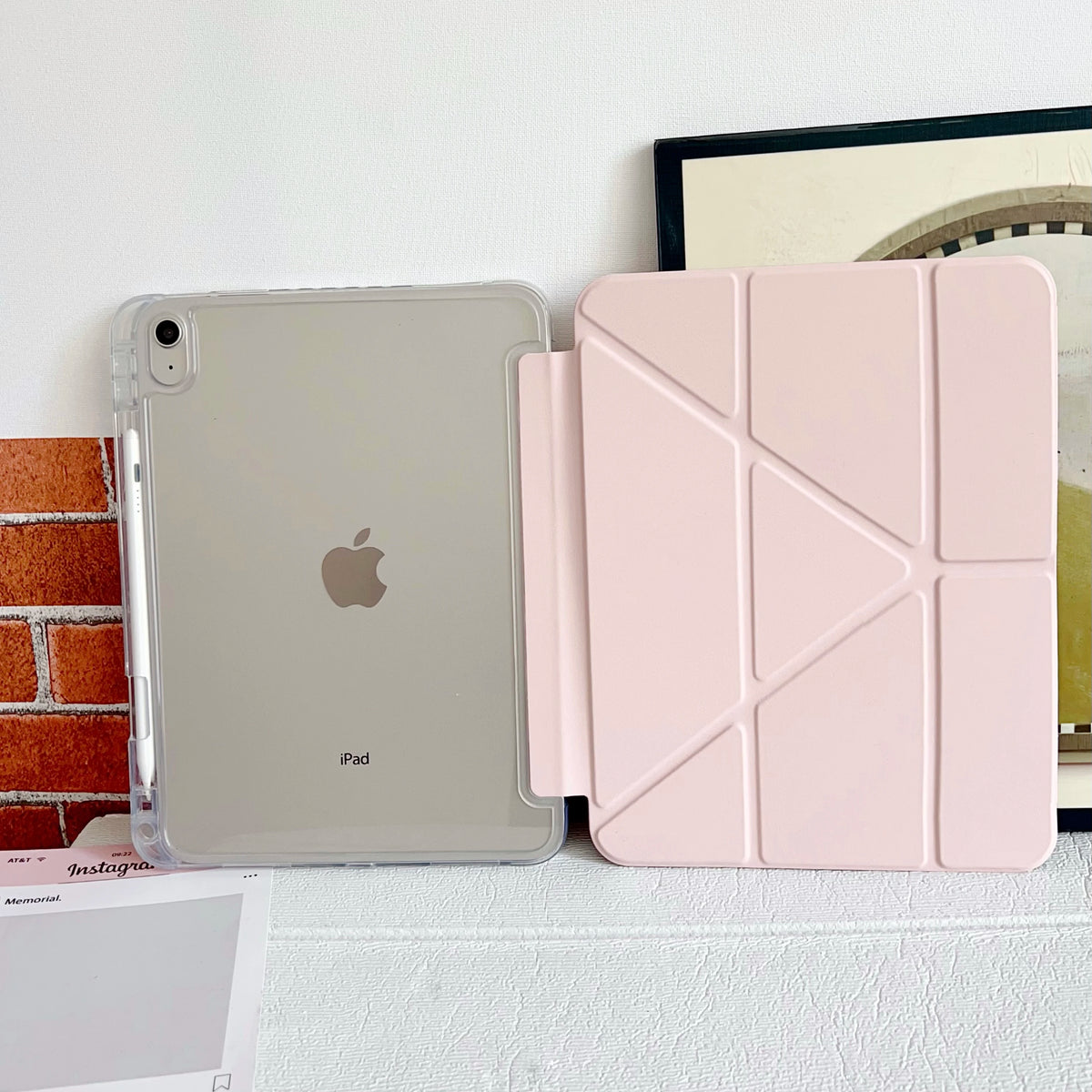 For 2026 iPad Air Case iPad Pro11 12.9 Air4/5 13in 10.2 7th 8 9th 10th 11th A16 Smart Protective Case Pencil Holder M2 M4 M3