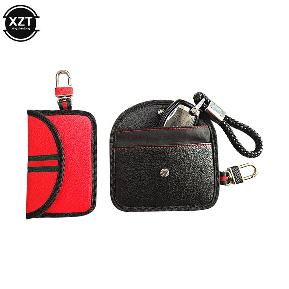 Faraday Bag for Key Fob, Faraday Key Fob Protector, Keyless Signal Blocking Key Fob Pouch Anti-Theft Remote Entry Smart Fob Case