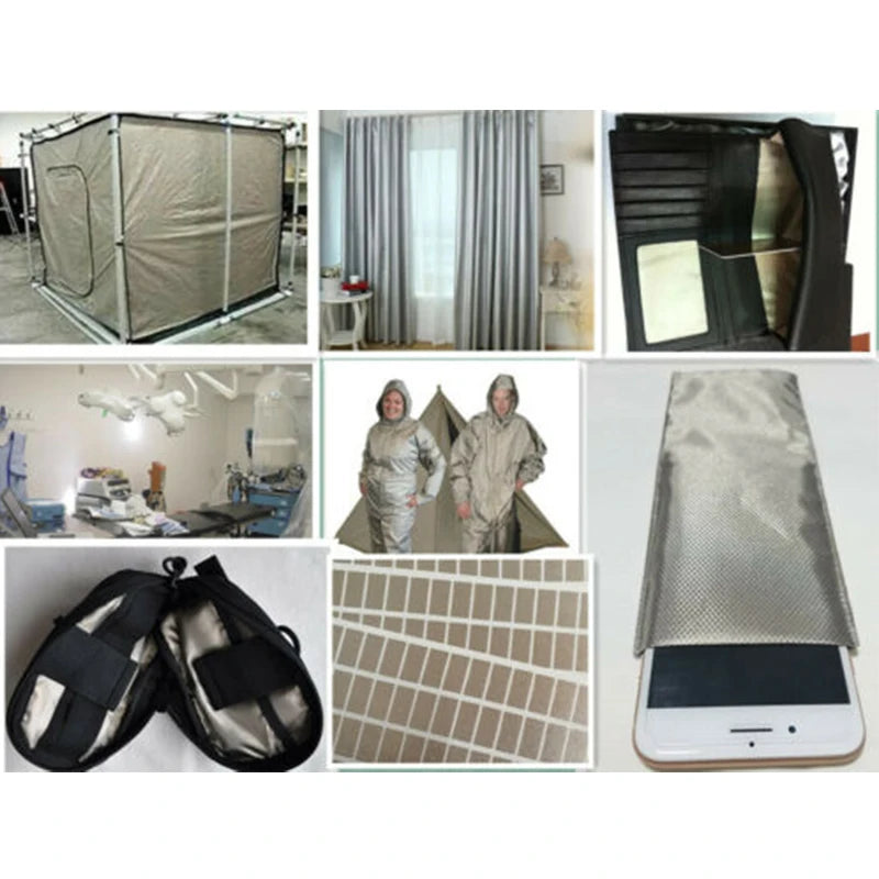 10M 5M 1M Faraday Box Fabric RFID Shielding Block WiFi/RF Anti-Radiation Conductive Magnetic Copper/Nickel EMF Protection Cloth