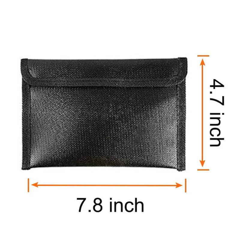 Upgraded Waterproof & Fireproof Faraday Bag for Car Keys, Cell Phone, Laptops Signal Shielding Anti-Hacking Radiation Protection