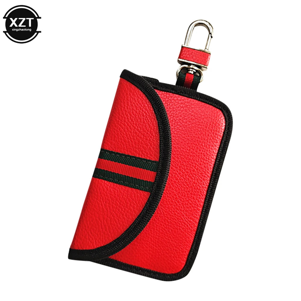 Faraday Bag for Key Fob, Faraday Key Fob Protector, Keyless Signal Blocking Key Fob Pouch Anti-Theft Remote Entry Smart Fob Case