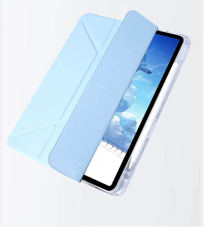 For 2026 iPad Air Case iPad Pro11 12.9 Air4/5 13in 10.2 7th 8 9th 10th 11th A16 Smart Protective Case Pencil Holder M2 M4 M3