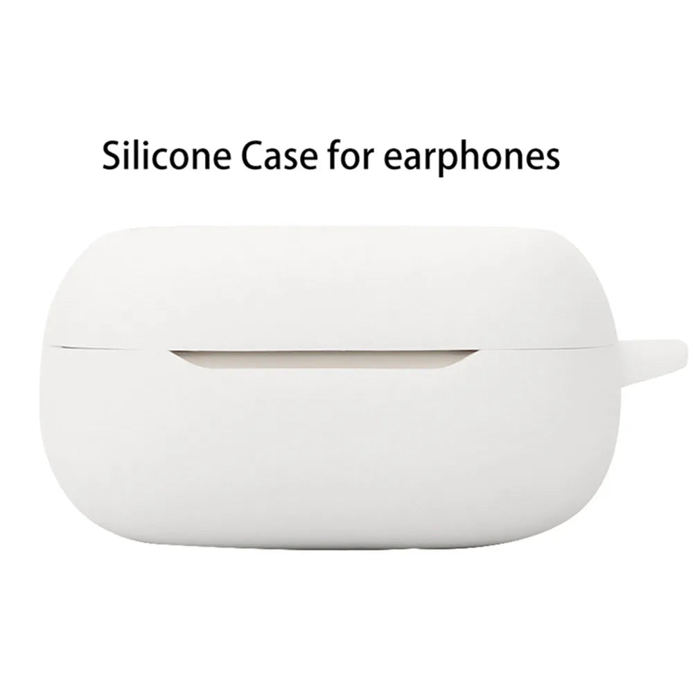 For JBL LIVE BEAM/BUDS 3 Case Solid Color Earphone Cover Fundas Shell Soft Shockproof Silicone Hearphone Accessories