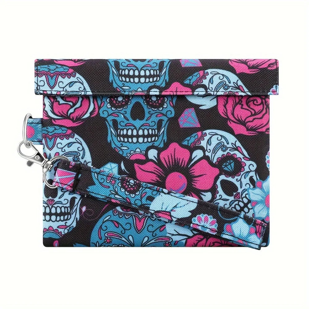 Smell Proof Bag, Carbon Lined Odor Proof Pouch 7x6" Smell Proof Case Container for Travel Storage